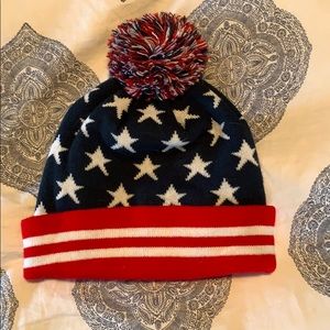 American Flag Winter Hat